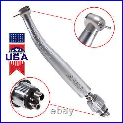 1-10 Dental Handpiece High Speed Air Turbine + 4 Hole quick Coupler Fit NSK/KaVo