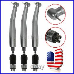 1-10 Dental High Speed Handpiece + 4Hole Quick Coupler Swivel Fit KaVo NSK YBNK4