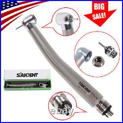 1-10 SANDENT NSK PANA MAX Style Dental High Speed Handpiece Push Button 4 Hole