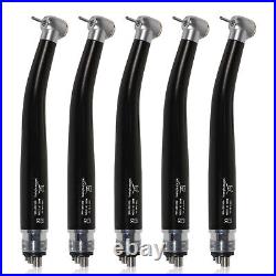 1-10Dental High Speed Handpiece 2/4H Air Turbine Standard Head NSK Style Black