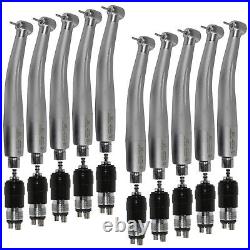 1-10Dental High Speed Handpiece Standard Head With 4Holes Quick Coupler fit NSK