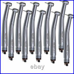 1-10NSK Style Dental High Speed Push button handpiece 4 hole Clean Head UK