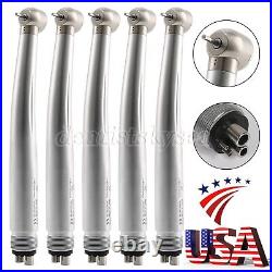 1-10Pcs Dental High Speed Handpiece Push Button 4 Hole Clean Head YDA4 UK