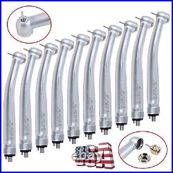 1-10Pcs NSK Style Dental High Speed Handpiece Push Button 4 Hole Clean Head YDA4