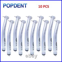 10 POPDENT Dental High Speed Handpiece Push Turbine 4 Holes Fit NSK Pana Max