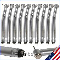 10 SANDENT NSK Style Dental High Speed Handpiece Push Button 4 Hole Pana Max ST4