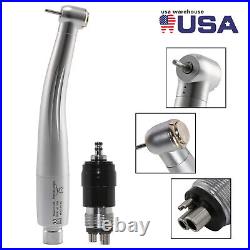 10 USA NSK Style Dental High-speed Turbine Handpiece Push Button 4-Hole Coupler
