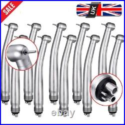 10 pcs Dental High Speed Handpiece Standard Head Push Button 4 Hole