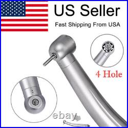 10 pcs Dental High Speed Handpiece Standard Head Push Button 4 Hole