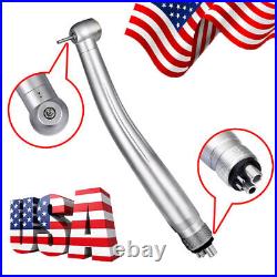 10 pcs Dental High Speed Handpiece Standard Head Push Button 4 Hole