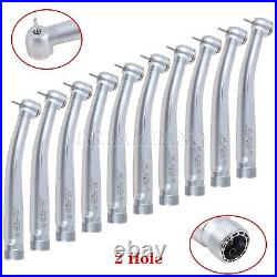 10 x Dental High Speed push button Handpiece Turbine 4 / 2 hole NSK Style YDA4