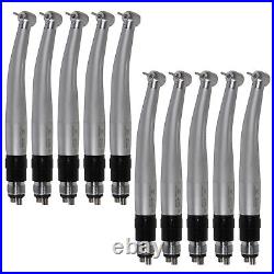 10Dental High Speed Turbine Handpiece Standard Head Quick Coupler 4hole fit NSK