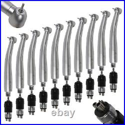 10NSK Style Dental High Speed Turbine Handpiece Large Head +Quick Coupler 4hole