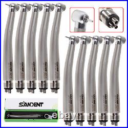 10PCS Dental High Speed Handpiece Clean Head 4Holes Push Button Fit NSK SANDENT