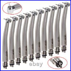 10PCS Dental High Speed Handpiece Clean Head 4Holes Push Button Fit NSK SANDENT