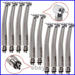 10PCS Dental High Speed Handpiece Clean Head 4Holes Push Button Fit NSK SANDENT