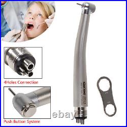 10PCS Dental High Speed Handpiece Clean Head 4Holes Push Button Fit NSK SANDENT