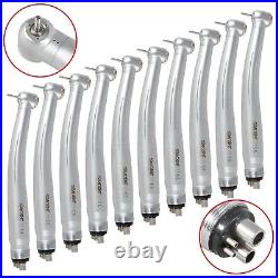 10X Dental High Speed Handpiece Turbine 4H Push Button Head 4 Holes