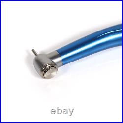 10X NSK Style Dental High Speed Turbine Handpiece Push Button 4-Hole Blue MYN