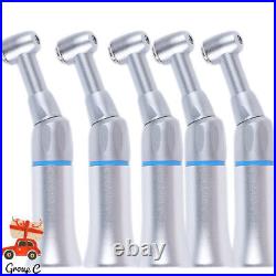 10pcs Dental Low Slow Speed Handpiece Contra Angle Push Button Type 2.35mm Burs