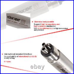 10pcs NSK Style Dental Fast High Speed Handpiece Push Button 4 holes SANDENT UK