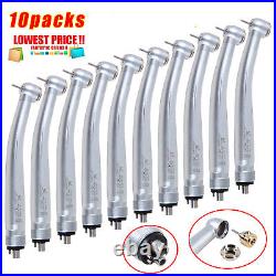 10pcs NSK Style Dental High Speed Handpiece Push Button Turbine 4 hole YDA4 UK