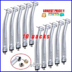 10pcs NSK Style Dental High Speed Handpiece Push Button Turbine 4 hole YDA4 UK