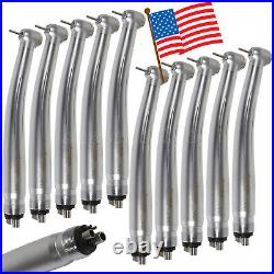 10pcs New SANDENT NSK Style Dental High Speed Handpiece Push Button 4/2Hole FGUS