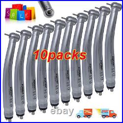 10pcs POPDENT NSK PANA MAX Style Dental High Speed Handpiece Push Button 4 Hole