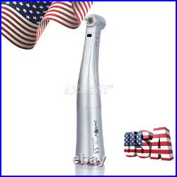15 Dental Electric Fiber Optic LED Contra Angle Handpiece Red Ring For NSK