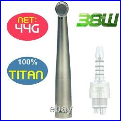 25000LUX 38W Titanium Dental High Speed Fiber Optic Turbines For Sirona Coupler