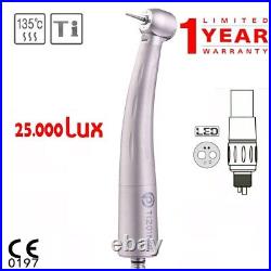 38W Torque Head 25.000 Lux Dental High Speed Handpiece For NSK Phatelus Coupler