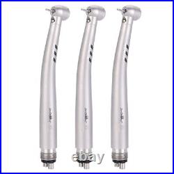 3X Dental LED High Speed handpiece Fiber Optic E-generator Contra Angle Turbine