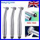 3pack Dental LED High Speed Handpiece Fast E-generator Push Button Head 4 Hole
