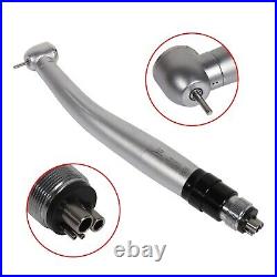 5 Dental NSK style High Speed Push Button Handpiece 4holes Quick Coupler Swivel