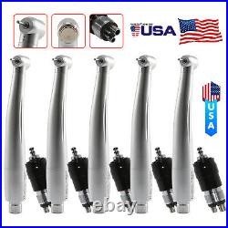 5Pcs Dental High Speed Handpiece Push Button with NSK Style 4Hole Coupler YBNKM