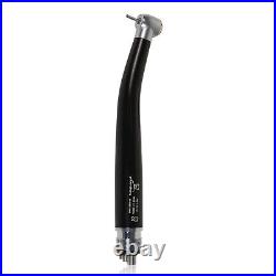 5X NSK Style Dental High Speed Turbine Handpiece Push Button 4-Hole Black UK-A