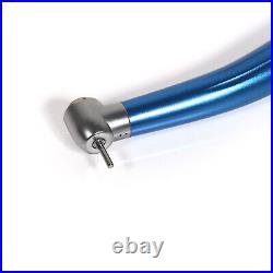 5X NSK Style Dental High Speed Turbine Handpiece Push Button 4-Hole Blue UK-MYN