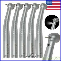 5X dental 6 hole high speed push button LED quick connect handpiece FOR KaVo USA