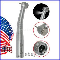 5pcs USA Dental Fiber Optic LED Turbine Handpiece Big Head fit KAVO Coupler 4/6H