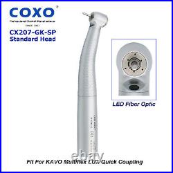 COXO CX207-G Dental H16-KSPQ Fiber Optic High Speed Handpiece Fit KAVO MULTIflex