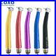 COXO Dental Colorful High Speed Handpiece Air Turbine Anti-retraction 2/4 Holes