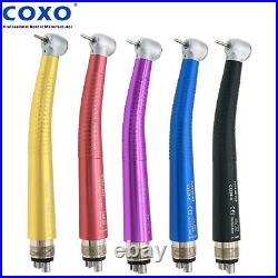 COXO Dental Colorful High Speed Handpiece Air Turbine Anti-retraction 2/4 Holes