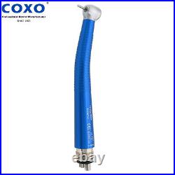 COXO Dental Colorful High Speed Handpiece Air Turbine Anti-retraction 2/4 Holes