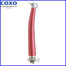 COXO Dental Colorful High Speed Handpiece Air Turbine Anti-retraction 2/4 Holes