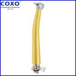 COXO Dental Colorful High Speed Handpiece Air Turbine Anti-retraction 2/4 Holes