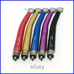 COXO Dental Colorful High Speed Handpiece Air Turbine Anti-retraction 2/4 Holes