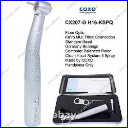 COXO Dental High Speed Fiber Optic Handpiece 6Holes Coupling Fit KaVo MULTIflex