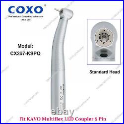 COXO Dental High Speed Fiber Optic Handpiece 6Holes Coupling Fit KaVo MULTIflex