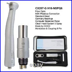 COXO Dental High Speed Handpiece 4 6Holes Fiber Optic Turbine Fit NSK Machlite